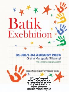 Batik exebhition, even musicmind, les musik, sekolah musik bandung